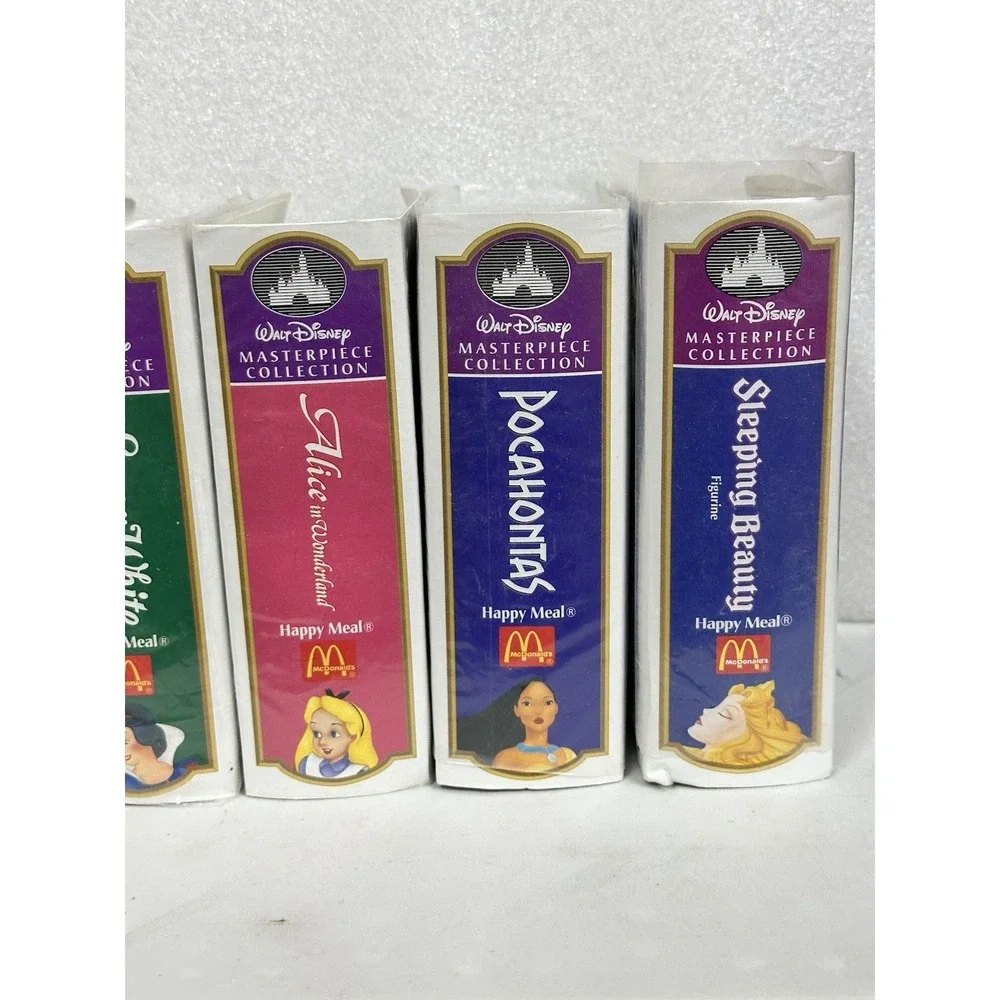 VTG Pocahontas Alice In Wonder Land‎ Disney Masterpiece Collection McDonalds
